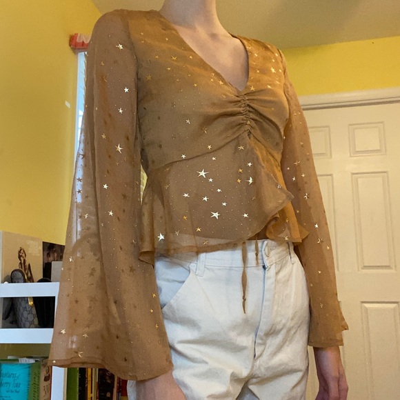 New with tags Lulus star blouse - Picture 2 of 2